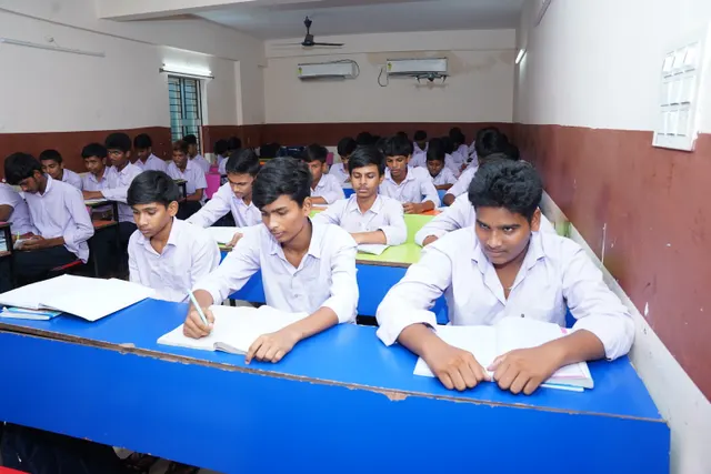Focused work in the classroom