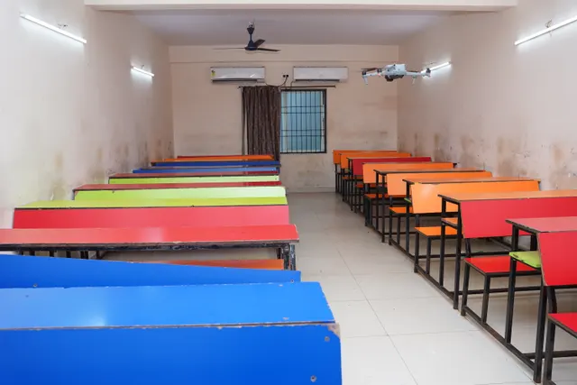 Classroom desks and seating