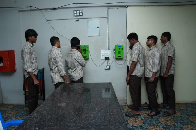 Student telephone area