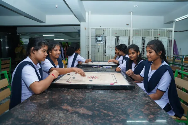 A game of carrom
