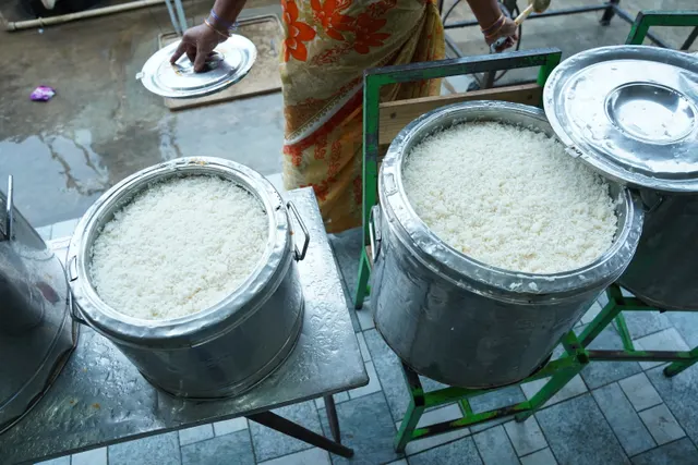 Freshly prepared rice